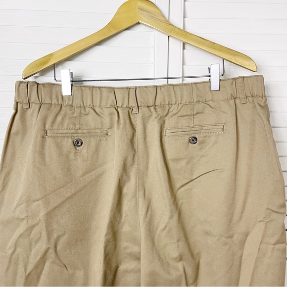 Talbots pleated khaki chinos - Picture 3 of 5